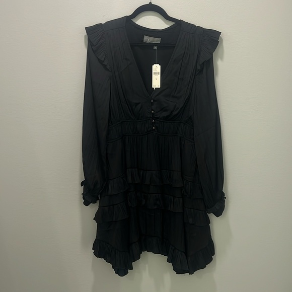 NWT Anthropologie Tiered Ruffled Mini Dress - Picture 4 of 10